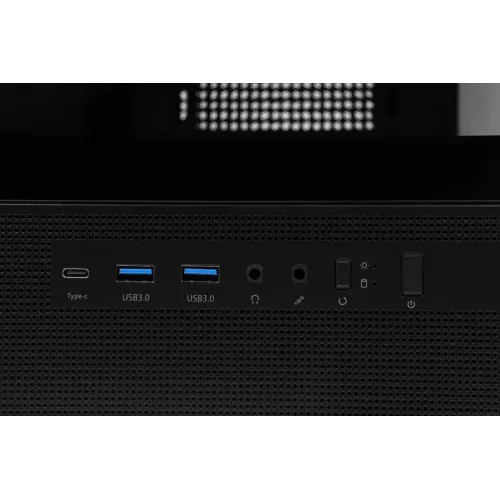 Корпус Formula Crystal Z8 черный без БП ATX 11x120mm 4x140mm 1xUSB3.0 audio bott PSU