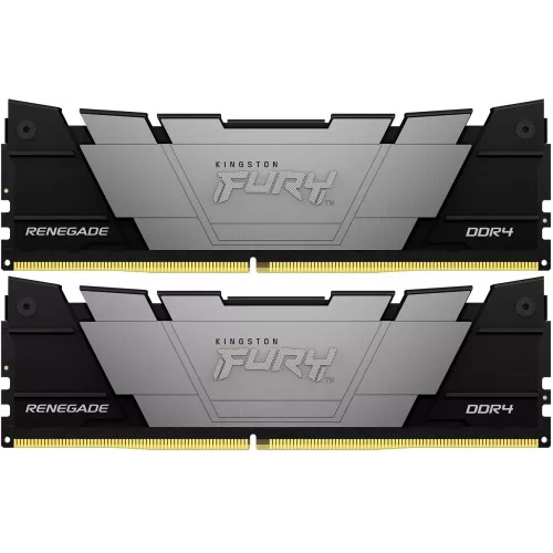 Память DDR4 2x8GB 4266MHz Kingston KF442C19RB2K2/16 Fury Renegade Black RTL Gaming PC4-34100 CL19 DIMM 288-pin 1.4В single rank с радиатором Ret