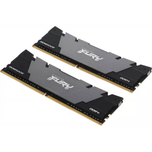 Память DDR4 2x8GB 4266MHz Kingston KF442C19RB2K2/16 Fury Renegade Black RTL Gaming PC4-34100 CL19 DIMM 288-pin 1.4В single rank с радиатором Ret
