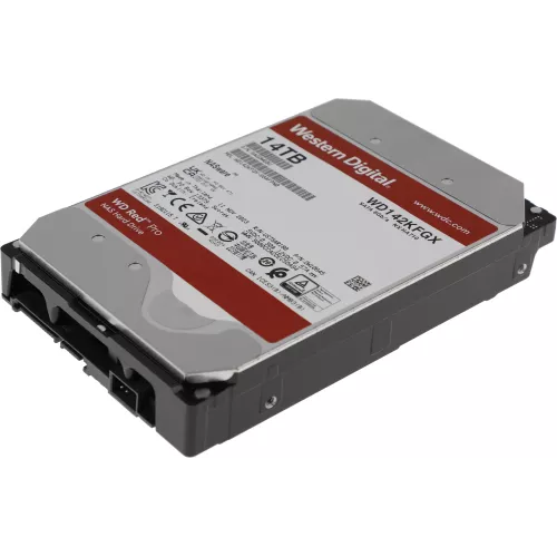 Жесткий диск WD SATA-III 14TB WD142KFGX NAS Red Pro (7200rpm) 512Mb 3.5"