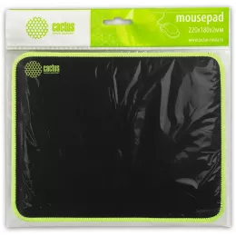 Коврик для мыши Cactus Black черный 250x200x3мм (CS-MPC-D01S)