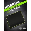 Коврик для мыши Cactus Black черный 250x200x3мм (CS-MPC-D01S)