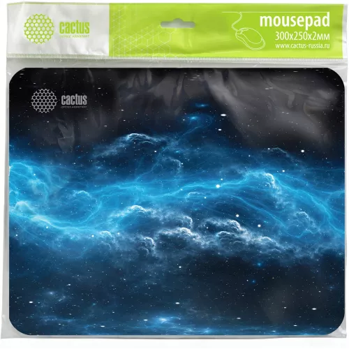 Коврик для мыши Cactus Space Clouds рисунок 300x250x2мм (CS-MPC-P05M)
