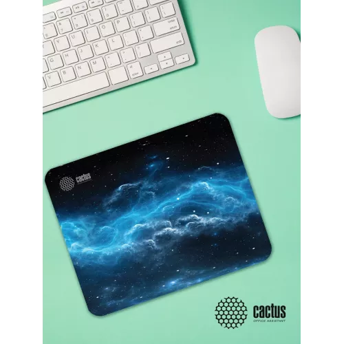 Коврик для мыши Cactus Space Clouds рисунок 300x250x2мм (CS-MPC-P05M)