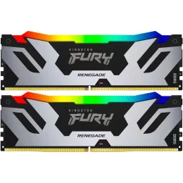 Память DDR5 2x16GB 7200MHz Kingston KF572C38RSAK2-32 Fury Beast RGB RTL Gaming PC5-57600 CL38 DIMM 288-pin 1.45В kit single rank с радиатором Ret