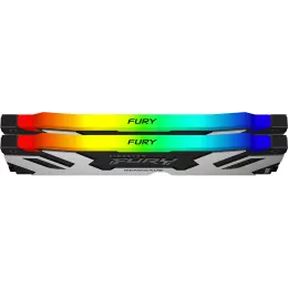 Память DDR5 2x16GB 7200MHz Kingston KF572C38RSAK2-32 Fury Beast RGB RTL Gaming PC5-57600 CL38 DIMM 288-pin 1.45В kit single rank с радиатором Ret