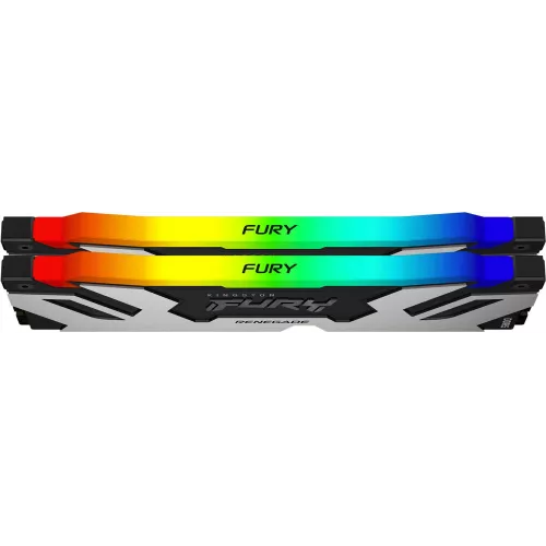 Память DDR5 2x16GB 7200MHz Kingston KF572C38RSAK2-32 Fury Beast RGB RTL Gaming PC5-57600 CL38 DIMM 288-pin 1.45В kit single rank с радиатором Ret