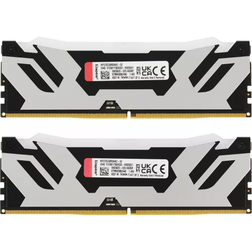 Память DDR5 2x16GB 7200MHz Kingston KF572C38RSAK2-32 Fury Beast RGB RTL Gaming PC5-57600 CL38 DIMM 288-pin 1.45В kit single rank с радиатором Ret