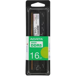 Память DDR5 16GB 5600MHz A-Data AD5U560016G-S RTL PC5-44800 CL46 DIMM 288-pin 1.1В single rank Ret
