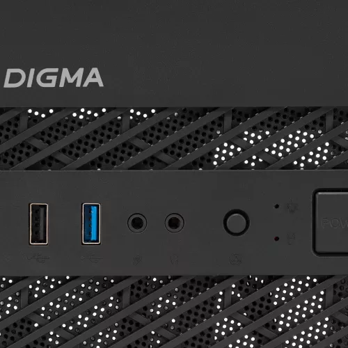 Корпус Digma DCC-MN303 черный без БП mATX 1x80mm 2x120mm 1xUSB2.0 1xUSB3.0 audio