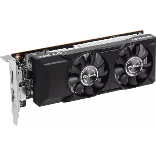 Видеокарта Asrock PCI-E 4.0 A310 LP 4G INTEL ARC A310 4Gb 64bit GDDR6 2000/15500 HDMIx1 DPx1 HDCP Ret low profile