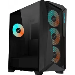 Корпус Gigabyte GB-C301G черный без БП ATX 3x120mm 5x140mm 2xUSB3.0 audio bott PSU