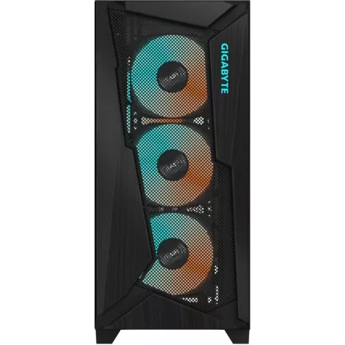 Корпус Gigabyte GB-C301G черный без БП ATX 3x120mm 5x140mm 2xUSB3.0 audio bott PSU