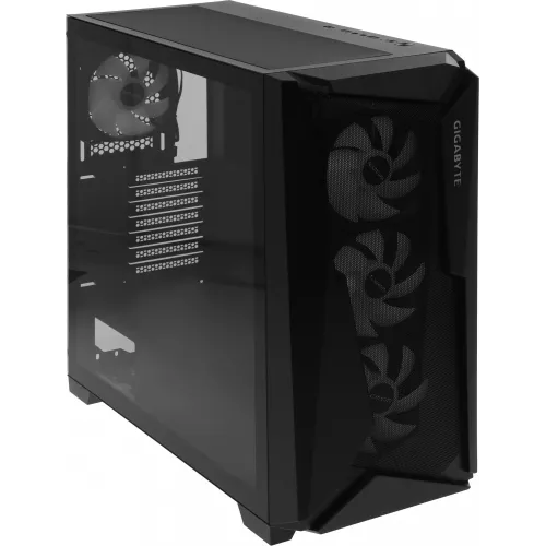 Корпус Gigabyte GB-C301G черный без БП ATX 3x120mm 5x140mm 2xUSB3.0 audio bott PSU