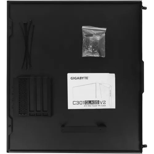 Корпус Gigabyte GB-C301G черный без БП ATX 3x120mm 5x140mm 2xUSB3.0 audio bott PSU