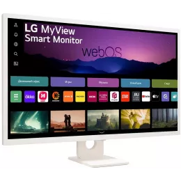 Монитор LG 31.5" MyView 32SR50F-W белый IPS LED 16:9 HDMI M/M матовая 250cd 178гр/178гр 1920x1080 60Hz FHD USB 6.6кг