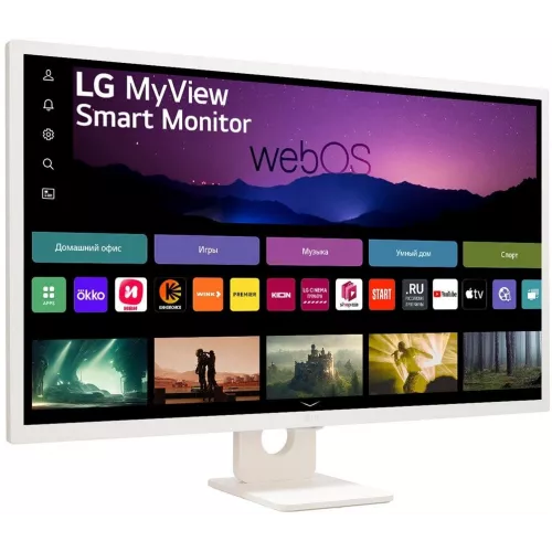 Монитор LG 31.5" MyView 32SR50F-W белый IPS LED 16:9 HDMI M/M матовая 250cd 178гр/178гр 1920x1080 60Hz FHD USB 6.6кг