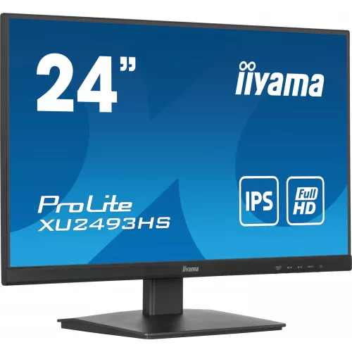 Монитор Iiyama 23.8" ProLite XU2493HS-B6 черный IPS LED 16:9 HDMI M/M матовая 250cd 178гр/178гр 1920x1080 100Hz DP FHD 3.5кг