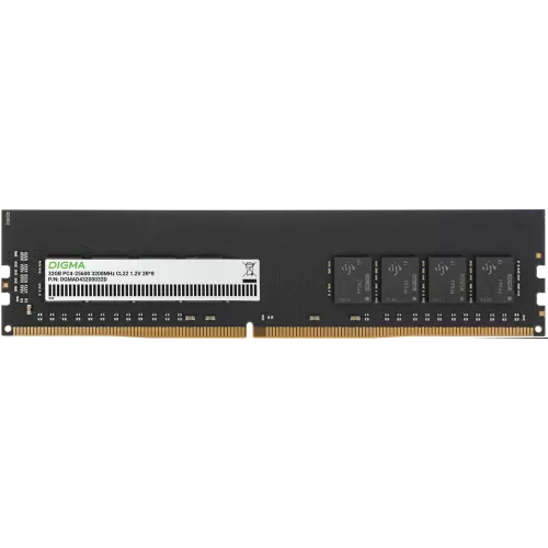 Память DDR4 32GB 3200MHz Digma DGMAD43200032D RTL PC4-25600 CL22 DIMM 288-pin 1.2В dual rank Ret