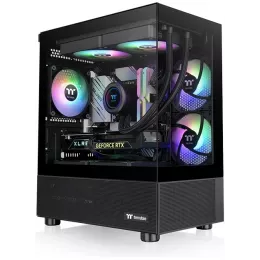 Корпус Thermaltake View 170 TG ARGB черный без БП mATX 5x120mm 2x140mm 1x200mm 2xUSB3.0 audio bott PSU