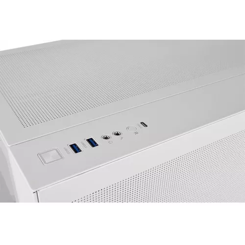 Корпус Thermaltake View 380 TG ARGB Snow белый без БП ATX 6x120mm 2x140mm 1x200mm 2xUSB3.0 audio bott PSU