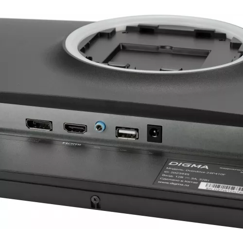 Монитор Digma 23.8" Overdrive 24P410F черный IPS LED 1ms 16:9 HDMI матовая 300cd 178гр/178гр 1920x1080 200Hz G-Sync FreeSync DP FHD USB 2.8кг