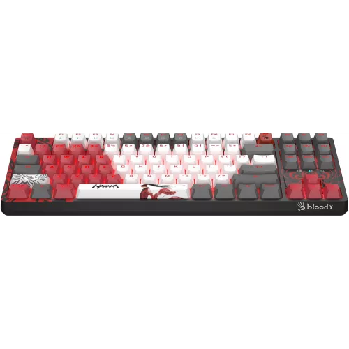 Клавиатура A4Tech S87 Naraka механическая черный/красный USB for gamer LED кабель 1.8м