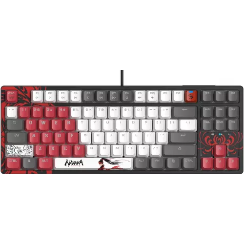 Клавиатура A4Tech S87 Naraka механическая черный/красный USB for gamer LED кабель 1.8м
