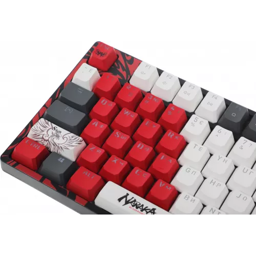 Клавиатура A4Tech S87 Naraka механическая черный/красный USB for gamer LED кабель 1.8м