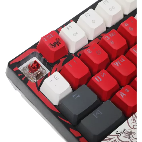 Клавиатура A4Tech S87 Naraka механическая черный/красный USB for gamer LED кабель 1.8м