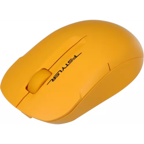 Мышь A4Tech Fstyler FG15CS Air2 желтый оптическая 1200dpi silent беспров. USB для ноутбука 3but