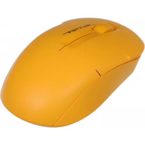 Мышь A4Tech Fstyler FG15CS Air2 желтый оптическая 1200dpi silent беспров. USB для ноутбука 3but