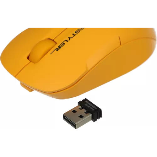 Мышь A4Tech Fstyler FG15CS Air2 желтый оптическая 1200dpi silent беспров. USB для ноутбука 3but