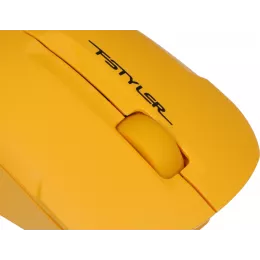 Мышь A4Tech Fstyler FG15CS Air2 желтый оптическая 1200dpi silent беспров. USB для ноутбука 3but
