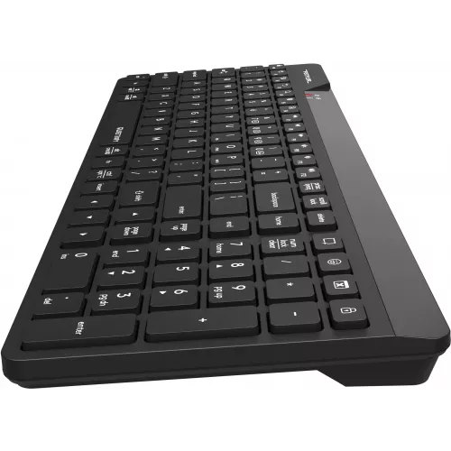 Клавиатура A4Tech FBK23 AS черный USB беспроводная BT/Radio