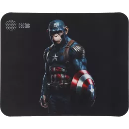 Коврик для мыши Cactus Captain America рисунок 250x200x3мм (CS-MP-D08S)