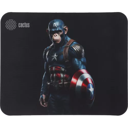 Коврик для мыши Cactus Captain America рисунок 250x200x3мм (CS-MP-D08S)