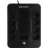 Источник бесперебойного питания Smartwatt Safe Pro LCD 480Вт 800ВА черный