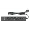 Сетевой удлинитель Powercube PC-7B-2M 1.9м (4 розетки) черный (коробка)