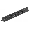 Сетевой удлинитель Powercube PC-7B-2M 1.9м (4 розетки) черный (коробка)