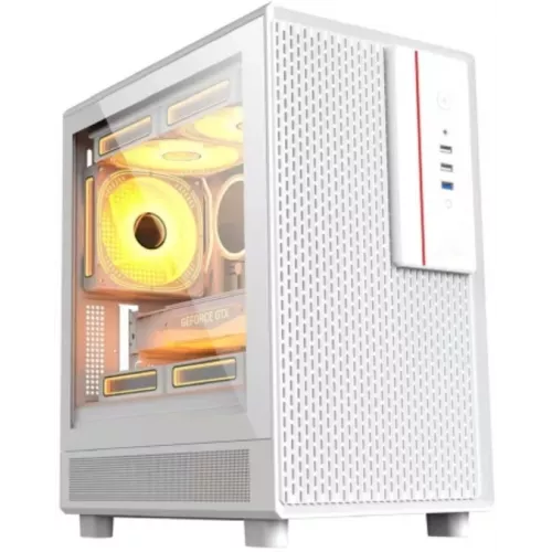 Корпус Accord ACC-M3301 белый без БП mATX 6x120mm 2x140mm 1xUSB2.0 1xUSB3.0 audio bott PSU