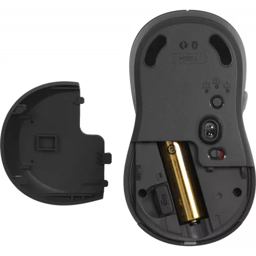 Мышь Logitech M750 L Large графитовый оптическая 4000dpi беспров. BT/Radio USB 5but (910-006266)