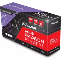 Видеокарта Sapphire PCI-E 4.0 11319-07-20G PULSE RX 6650 XT GAMING OC AMD Radeon RX 6650XT 8Gb 128bit GDDR6 2410/17500 HDMIx1 DPx3 HDCP Ret