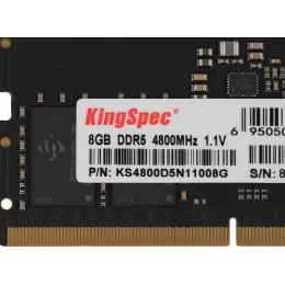 Память DDR5 8GB 4800MHz Kingspec KS4800D5N11008G RTL PC5-38400 CL40 SO-DIMM 288-pin 1.1В single rank Ret