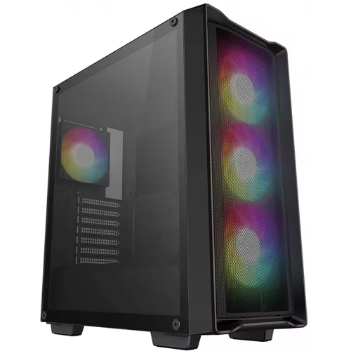 Корпус Deepcool CC560 Mesh V2 черный без БП ATX 4x120mm 5x140mm 2xUSB3.0 audio bott PSU