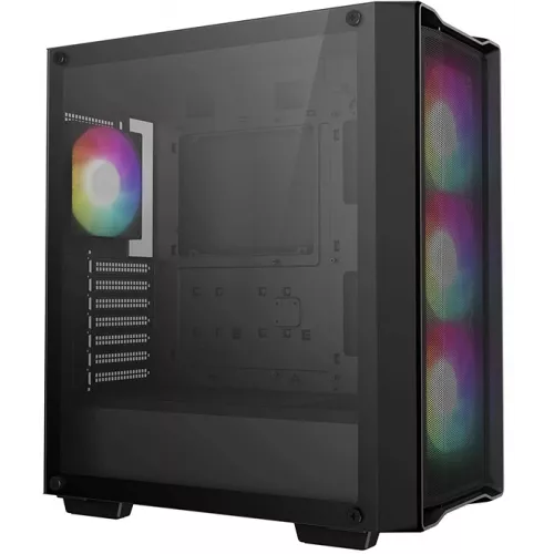 Корпус Deepcool CC560 Mesh V2 черный без БП ATX 4x120mm 5x140mm 2xUSB3.0 audio bott PSU