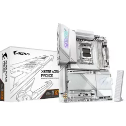 Материнская плата Gigabyte X870E AORUS PRO ICE Socket AM5 AMD X870E 4xDDR5 ATX AC`97 8ch(7.1) 2.5Gg RAID+HDMI