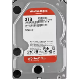 Жесткий диск WD SATA-III 3TB WD30EFPX NAS Red Plus (5400rpm) 256Mb 3.5"