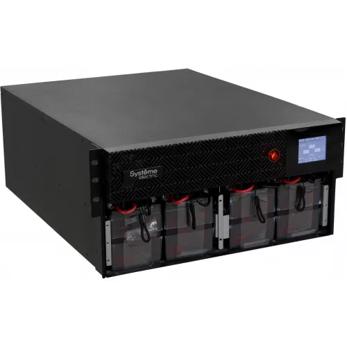 Источник бесперебойного питания Systeme Electriс SRT SRTSE6KRTXLIEC-NC 6000Вт 6000ВА черный