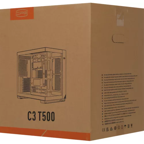 Корпус PcCooler C3T500 черный без БП ATX 9x120mm 5x140mm 2xUSB3.0 audio bott PSU